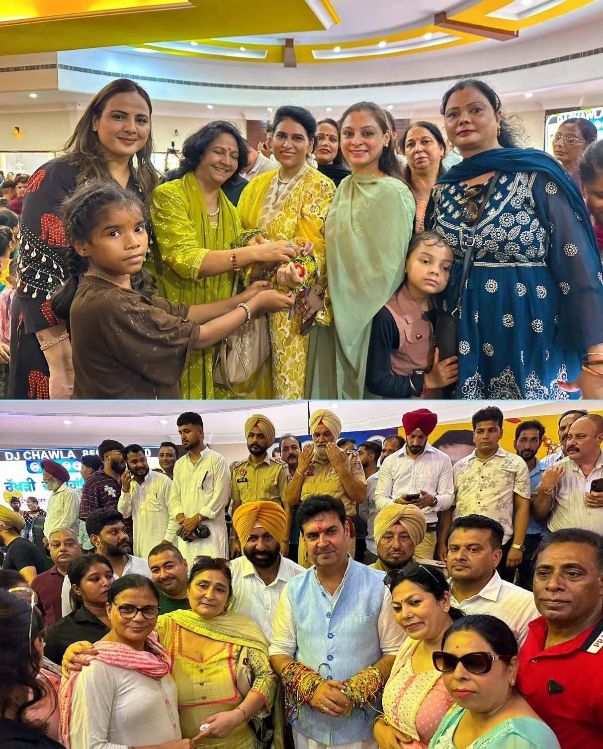 महिलाओं ने राखी बाँध मेयर विनीत धीर को दिया विधायक बनने का आशीर्वाद