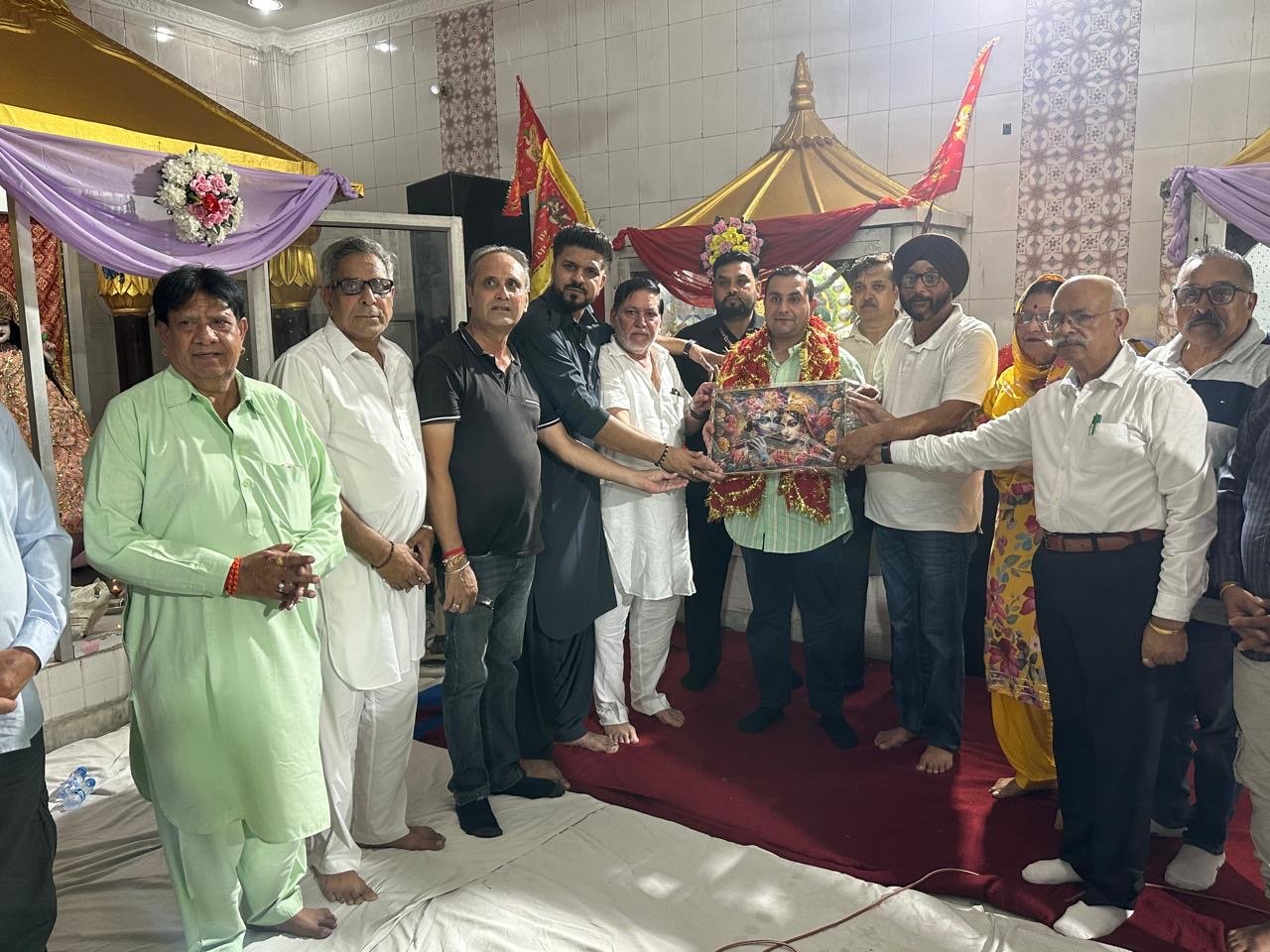 बस्ती शेख इमली वाले मंदिर में धूमधाम से मनाया जन्माष्टमी उत्सव