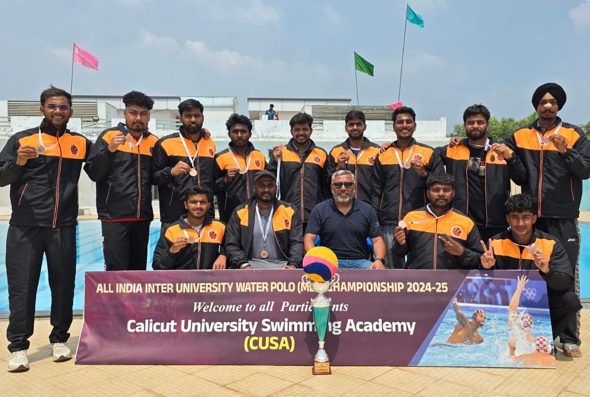 जालंधर की वाटर पोलो टीम ने स्वीमिंग में जीता BRONZE मेडल