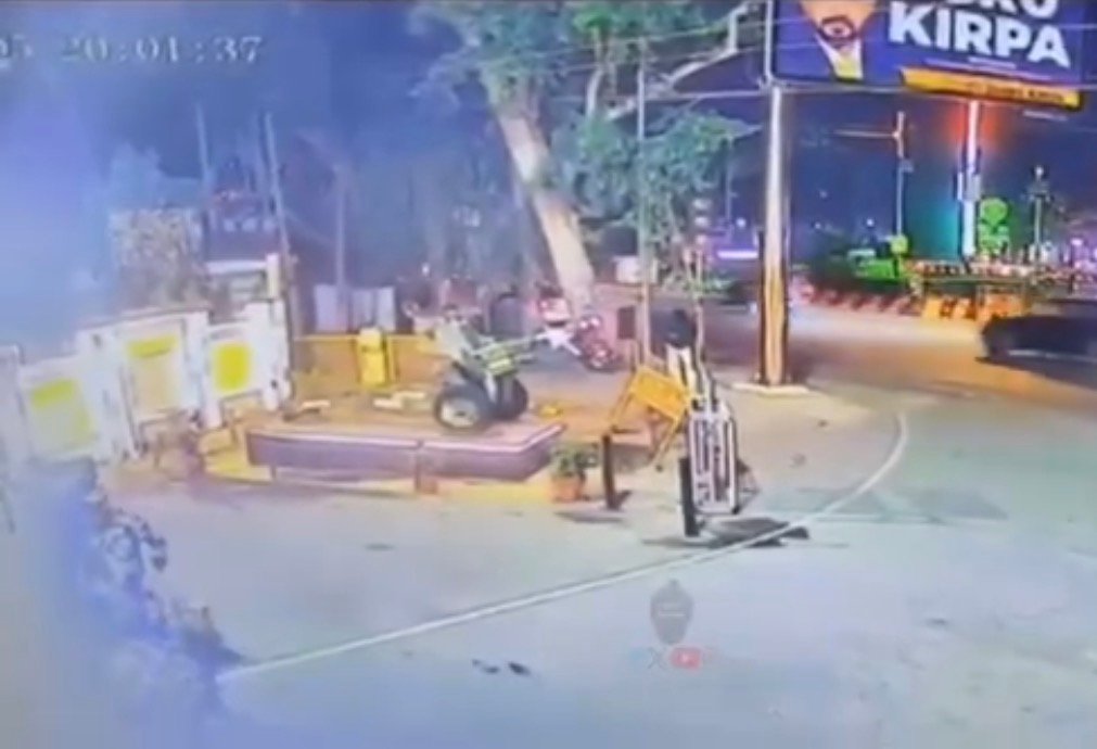 जालंधर-BSF चौक में हुए ब्लास्ट की CCTV आई सामने-हुआ खुलासा