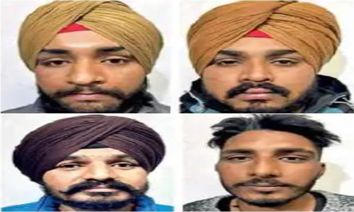 जालंधर में 4 नकली पुलिस मुलाजिम गिरफ्तार,नाका लगाकर लूटते थे